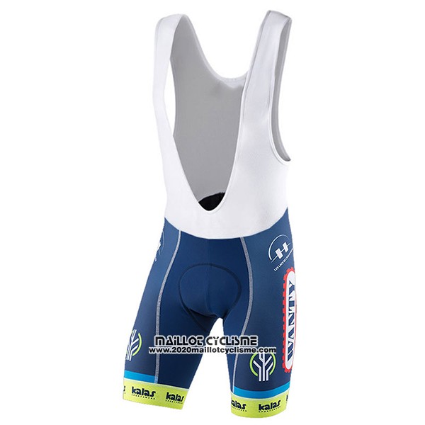 2017 Maillot Ciclismo Wanty Groupe Gobert Bleu Manches Courtes et Cuissard